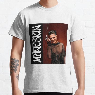 Damiano David Maneskin T-Shirt Official Maneskin Band Merch