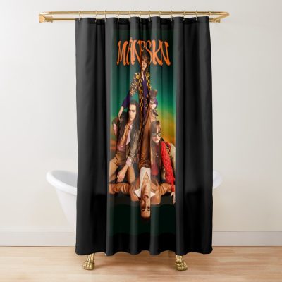 Måneskin Rock Band Maneskin Shower Curtain Official Maneskin Band Merch