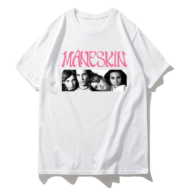 Maneskin T Shirt New Fashion Women M Neskin Hip Hop T Shirt Female Harajuku Zitti E 3.jpg 640x640 3 - Maneskin Band Store
